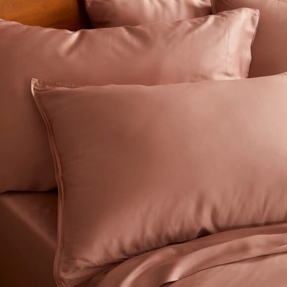 Quince Bamboo Duvet Cover Set Clay Size Full/Queen - Picture 14 of 15